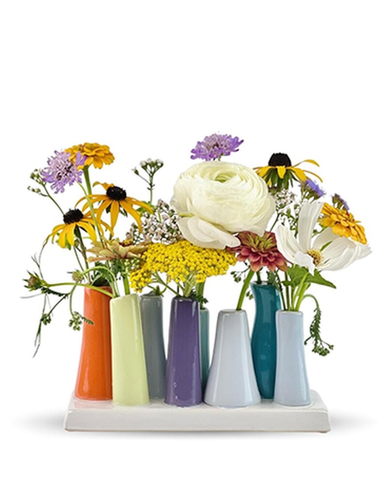 color pop bud vases