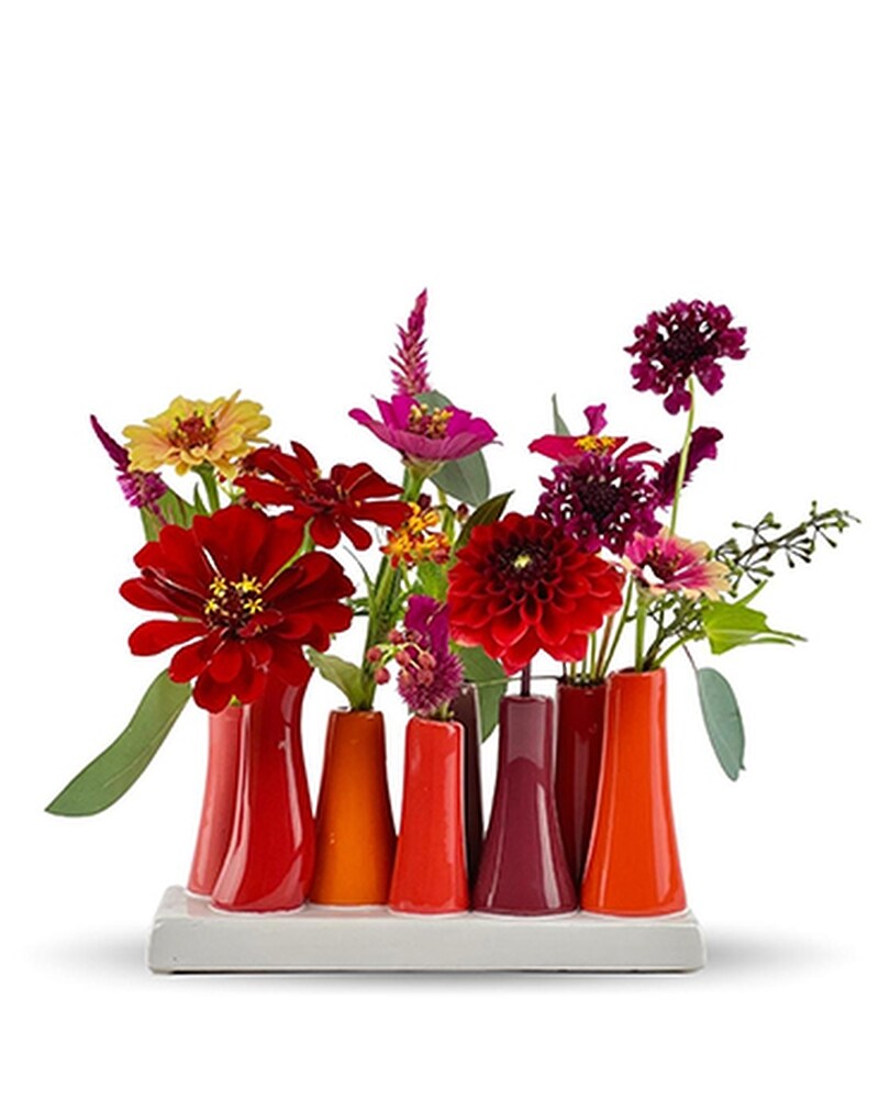 color pop bud vases